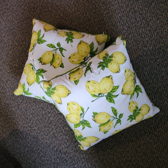 April Cornell Lemon Yellow Decorative Pillow with Zippers 20 x 20 (Quantity 1) - Picture 9 of 10